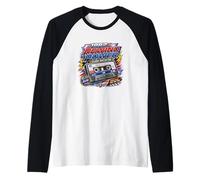 1982 Memorie sonore Rewind Power Classic Tape Edition Maglia con Maniche Raglan