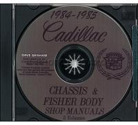 1984-1985 Cadillac Negozio Manuale E Corpo CD Deville Eldorado Seville Fleetwood