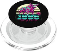 1985 Anno del bue Compleanno 80 Segno zodiacale cinese retrò PopSockets PopGrip per MagSafe