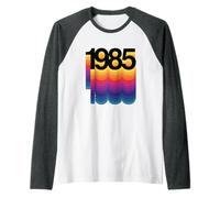 1985 Edizione Limitata, retrò 1985, Annata 1985 Maglia con Maniche Raglan