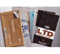 1985 Ford Ltd Proprietari Manuale Con Busta E Pamphlets NOS Mint User Guida Book
