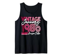 1986 Compleanno Design Donne Nato Gennaio 1986 Canotta