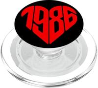 1986 Cuore Vintage 1986 Forma di Cuore Amore 40° Compleanno PopSockets PopGrip per MagSafe
