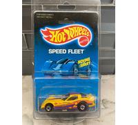 1986 Hot Wheels Gialla Speed Fleet Firebird Funny Car Black Wall
