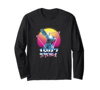 1987 Anno del Coniglio Vaporwave Maglia a Manica