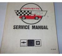 1987 Chevrolet Chevy Corvette Servizio Riparazione Negozio Manuale Set W