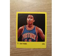 1987 Panini SUPERSPORT Spanish ISIAH THOMAS Basket NBA Pistons #5 FIGURINA