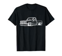1987 Squarebody C10 Truck Silhouette Camion Quadrato C10 Maglietta
