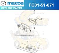 1989-1991 Mazda RX-7 Anteriore Sinistro Lato Guidatore Segnale di Girata Park...