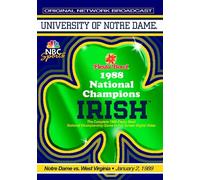 1989 Fiesta Bowl-Notre Dame Vs West Virginia (DVD) Various Nbc