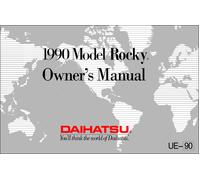 1990 Daihatsu Rocky Proprietari Manuale 90 Owner Utente Guida Libro Se SX