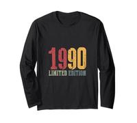 1990 Edizione limitata Compleanno Vintage Limited Edition Maglia a Manica