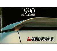1990 Mitsubishi Sales Catalogo 90 Eclissi Galant Montero Mirage Sigma Mighty Max