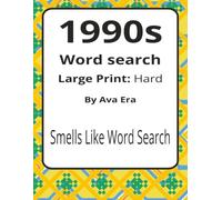 1990s Large Print Word Search Puzzle Book: Nostalgic Large Print Word Searches about Music, TV, Technology, and More | 8.5 x 11 inches, 116 pages | 50+ Puzzles | A Thoughtful Gift for 1990s Fans