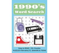 1990s Word Search: A Nostalgic Puzzle Book Packed with 1990s Fun