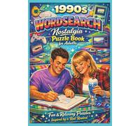 1990s Wordsearch Nostalgia Puzzle Book for Adults: 50 Fun & Relaxing Puzzles with 50 Solutions