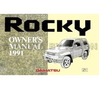 1991 Daihatsu Rocky Proprietari Manuale 91 Owner Utente Guida Libro Se SX
