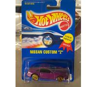 1991 Hot Wheels Blu Card #234 Nissan Custom " Z " Viola W/ Oro Uh. Spoke-Variant