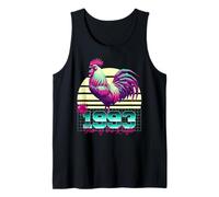 1993 Anno del Gallo Anni 80 Retro Vaporwave Zodiaco Cinese Canotta