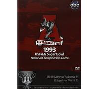 1993 Sugar Bowl Alabama Vs. Miami (DVD) Alabama Crimson Tide