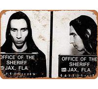 1994 Marilyn Manson Mug Shot New Metal Tin Sign 20,3 x 30,5 cm