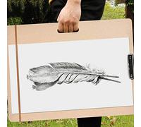 1994 Sketch Tote Board, Portable Art Sketch Board in Legno A3 A4 8K Paper 45 × 60cm Tavolo da Disegno per Studenti per Aula/Studio/Campo