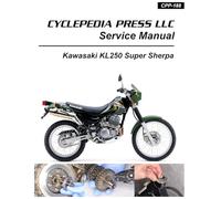 1997-2009 Kawasaki KL250 Super Sherpa Cyclepedia Printed Motorcycle Service Manual