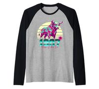 1997 Anno del Bue Compleanno 80 Segno Zodiacale Cinese retrò Maglia con Maniche Raglan