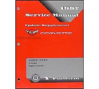 1997 Chevrolet Corvette Aggiornamento PCM Diagnosi Codici Manuale Service