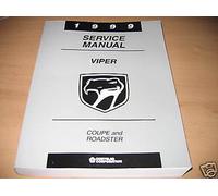 1999 Dodge Viper Servizio Manuale Coupe & Roadstr NOS Nuovo