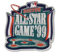 1999 MLB Tutti Stella Gioco IN Boston Rosso Sox Fenway Park Manica Maglia Logo