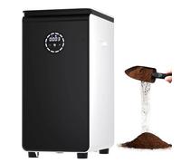 19L Composter elettrico per cucina, Compost intelligente bidone esterno/interno, schermo LED senza odore, trasformare i rifiuti alimentari in fertilizzante per giardino, Compost di rifiuti alimentari