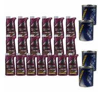 19L Olio Motore MANNOL Racing+Ester 10W-60 4x MANNOL Flush Motore ADDITIV