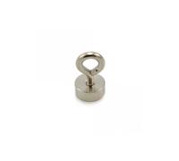 19mm Diametro X 8mm Spesso X M5 Filettatura Foro N42 Neodimio Pot Magnete - 15kg