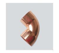 19mm Inner Dia x0.8mm Thickness Scoket Weld Copper End Feed 90 Deg Elbow Coupler Plumbing Fitting Water Gas Oil
