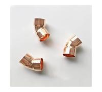 19mm Inner Dia x1mm Thickness Copper 45 Elbow Scoket Weld End Feed Coupler Plumbing Fitting Water Gas Oil 45 Deg