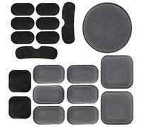 19Pcs Universal Airsoft Helmet Pads, Tactical Helmet Replacement Foam Padding Kits Bicycle Accessories Mats for Fast Mich CS ACH FMA USMC PASGT (Grigio)