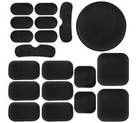 19Pcs Universal Airsoft Helmet Pads, Tactical Helmet Replacement Foam Padding Kits Bicycle Accessories Mats for Fast Mich CS ACH FMA USMC PASGT (Nero)