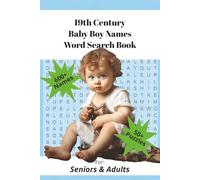 19th Century Baby Boy Names: Word Search Book