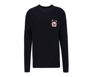 19V69 ITALIA Pullover 'Enrico Aprés' navy / blu chiaro / marrone chiaro / rosso Uomo 19V69 ITALIA M