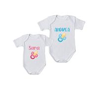 19venezia Body, abbigliamento bambino, prima infanzia, body in cotone, body personalizzato, neonato (6 mesi)
