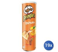 19x Bundle Patatine Pringles Gr 175 Paprika Nuovo Formato