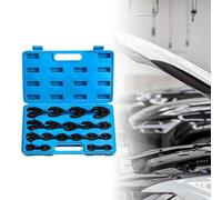 19x Ranuncolo Chiave Set 8-24mm Metrico 1.3cm E 1cm Disk Strumento Mano per Auto