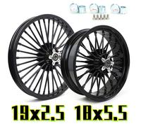 19x2.5 18X5.5 Fat Spoke cerchi ruota per Harley Dyna Street Bob FXDB Low Rider