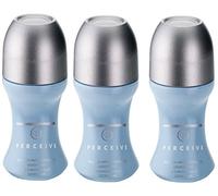 1a AVON deodorante Roller PERCEIVE profumato, 3 x 50 ml