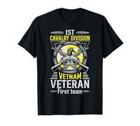 1a Divisione di Cavalleria - Orgoglioso Nonno veterano del Vietnam Maglietta