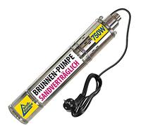 1A Profi Handels GmbH Pompa per Pozzi Pompa per POZZO Resistente alla Sabbia Pompa per Pozzi SOMMERSA Pompa A Immersione per Pozzi (3 Pollici Screw-Star 750-230V)
