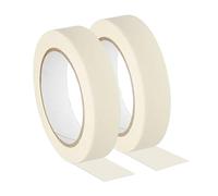 1ABOVE 2 rotoli di nastro adesivo per pittura, 24 mm x 50 m, 140 micron, nastro adesivo multiuso per pittori e decorazioni