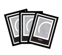 1ABOVE 3 cornici A4, cornici per foto A4, cornici per certificati A4, cornici A4, cornici A4, cornici per certificati, con pannello frontale in vetro trasparente