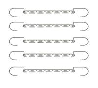 1ABOVE Grucce salvaspazio in metallo, per armadio, in acciaio inox